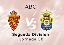 Zaragoza - Las Palmas en directo hoy: partido de la Liga SmartBank, jornada 38