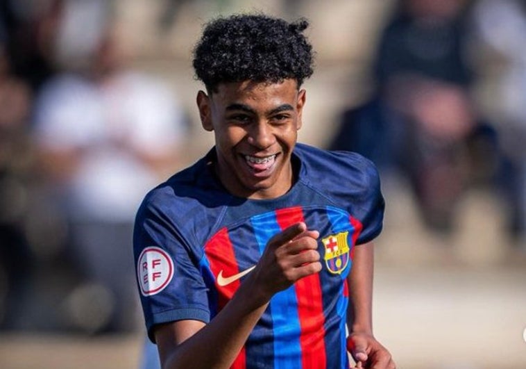 Así es Lamine Yamal, el canterano del Barça de 15 años convocado por Xavi