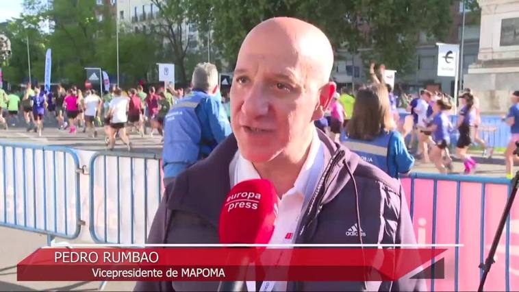 Más de 35.000 corredores se dan cita en la maratón de Madrid