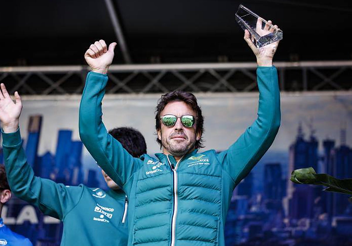 Fernando Alonso, piloto de Aston Martin