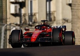 Ferrari se cuela entre Alonso y Red Bull con la pole de Leclerc