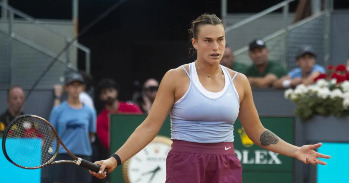 Andreeva, de 16 anos, é eliminada por Sabalenka nos oitavos do WTA 1000 de  Madrid (0-2)