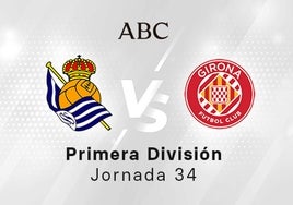 Real Sociedad - Girona, estadísticas del partido