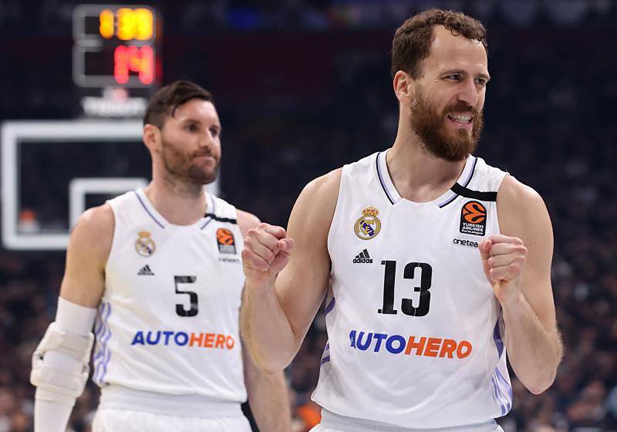 Chacho Rodríguez y Rudy, el jueves en Belgrado