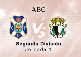 Tenerife - Burgos en directo hoy: partido de la Liga SmartBank, jornada 41