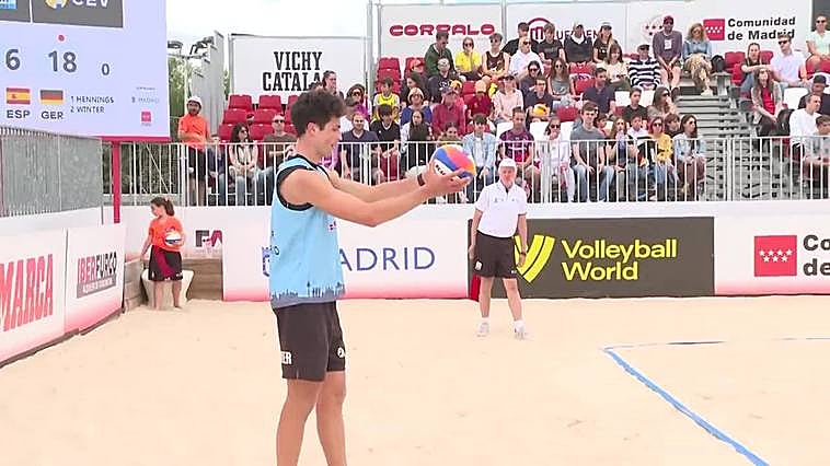 Madrid se convierte en la capital mundial del vóley playa por tercer año consecutivo