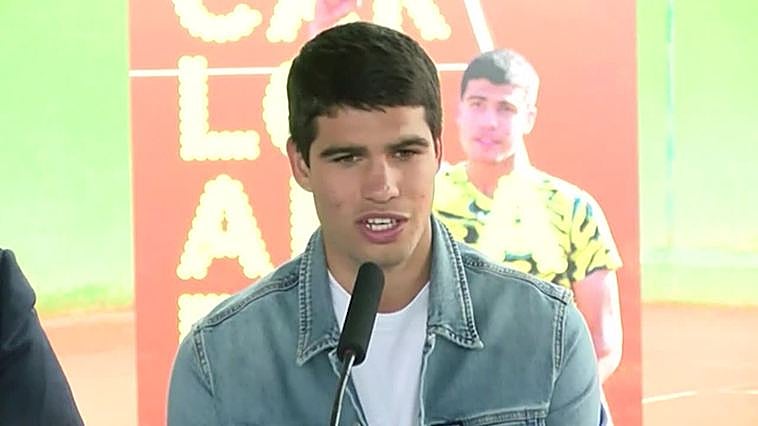 Alcaraz: "Me pongo en lista de candidatos a ganar Roland Garros y no tengo miedo a decirlo"