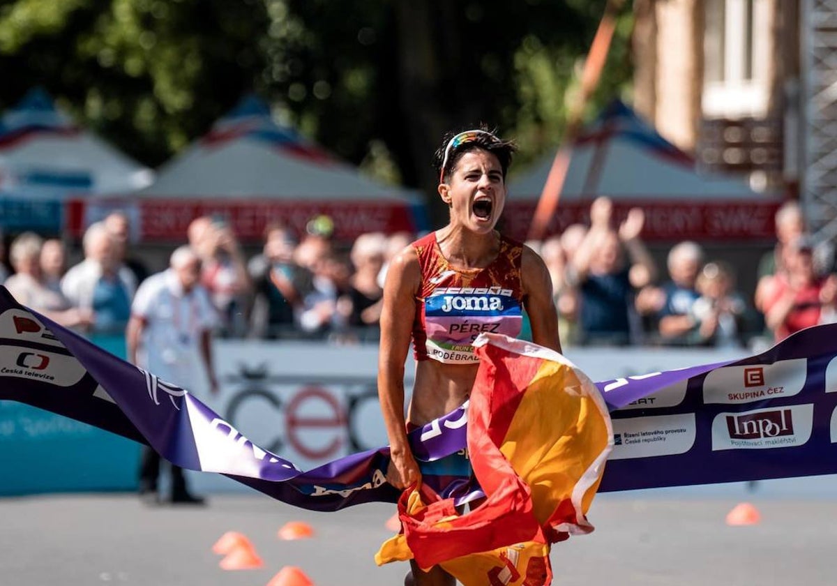 La marchadora española María Pérez establece marca mundial en el Campeonato de Europa