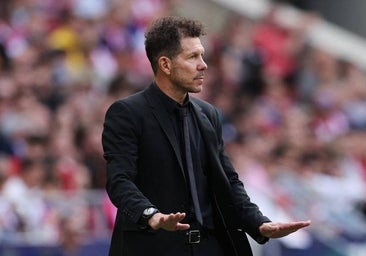 Simeone saca pecho y lanza un mensaje a sus críticos: «Que se pongan mi traje negro»