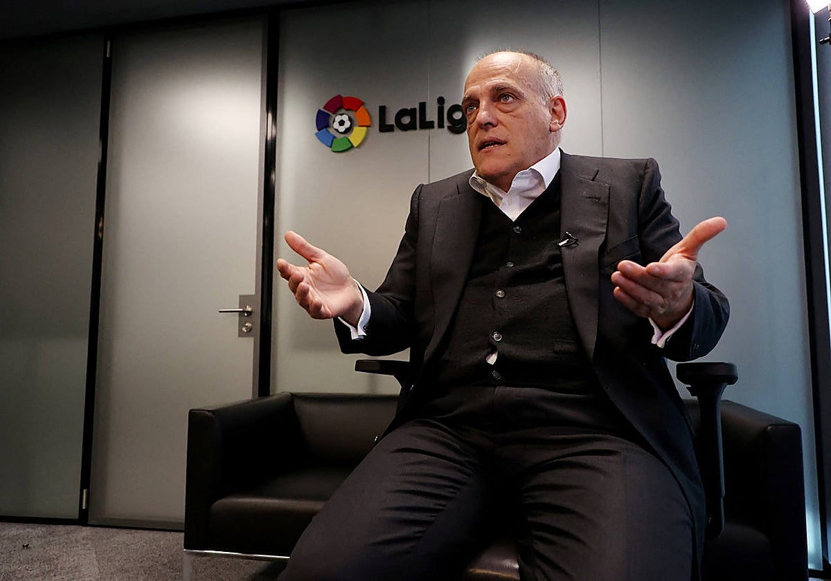 Javier Tebas, presidente de LaLiga