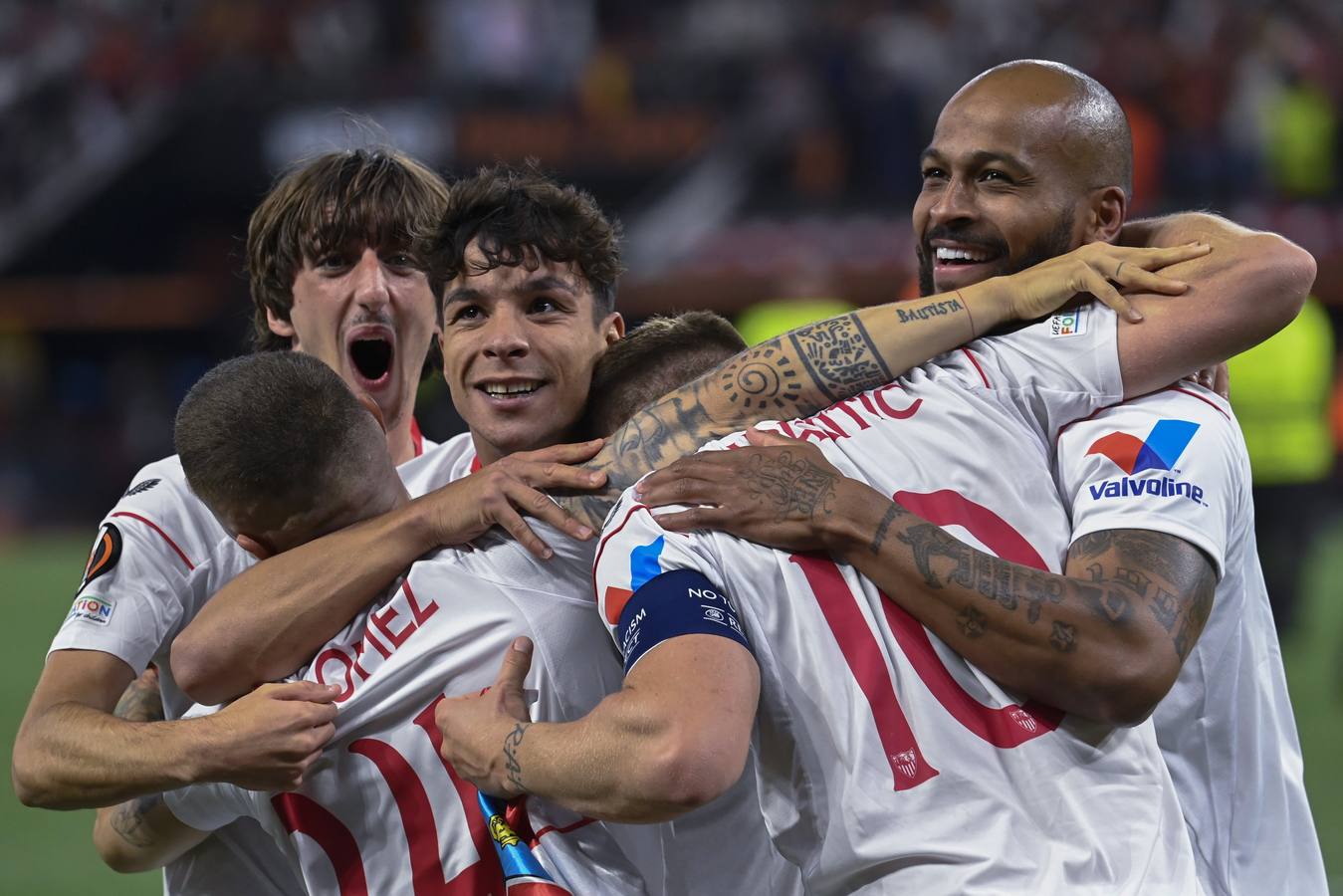 El Sevilla F.C. celebra su séptima Europa League en Budapest