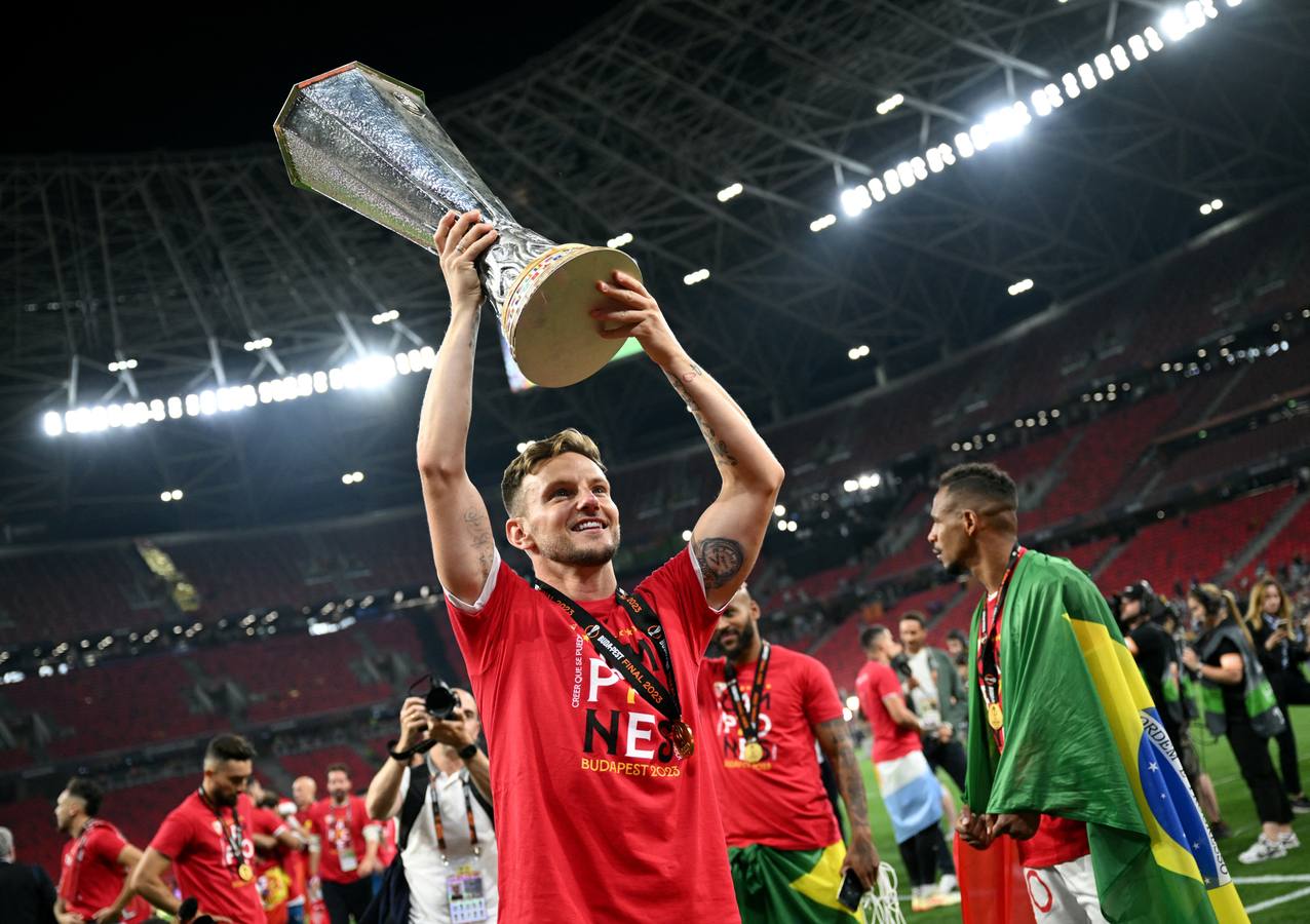 El Sevilla F.C. celebra su séptima Europa League en Budapest