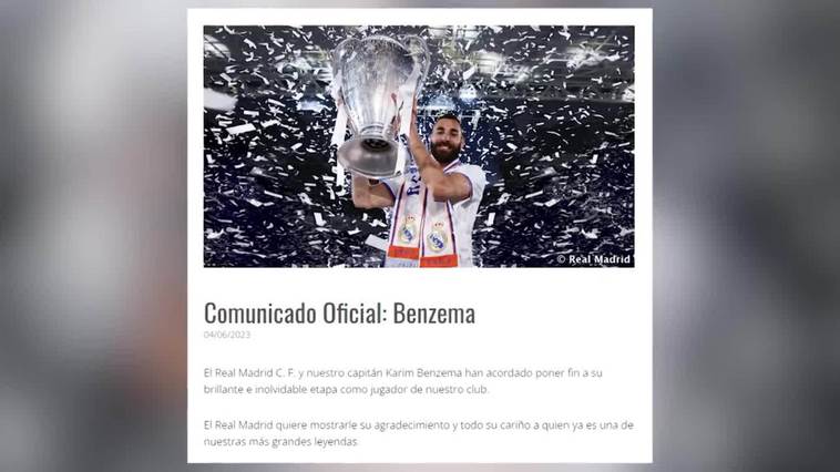 Karim Benzema deja el Real Madrid