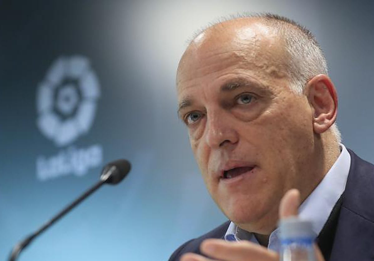 Javier Tebas, presidente de LaLiga