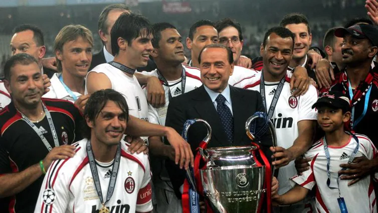 Berlusconi, el artífice del mejor Milan de todos los tiempos