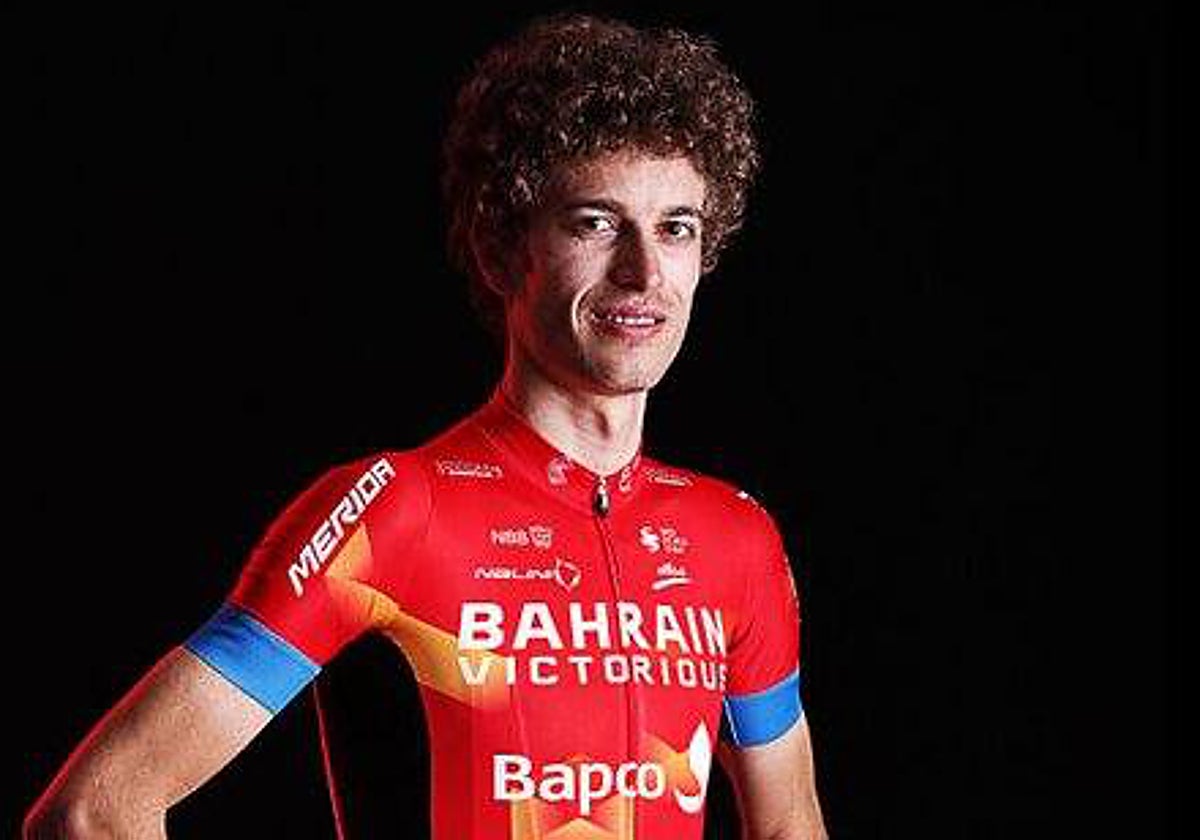 Gino Mader, ciclista del Bahrain