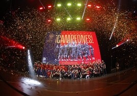 Fotogalería:  la Selección española celebra el triunfo en la Nations League