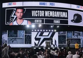 Llega una nueva era a la NBA: Wembanyama, elegido número uno del Draft por San Antonio Spurs
