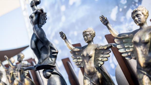 Espectaculares los trofeos