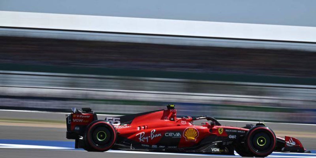 Carlos Sainz, segundo, levantando los ánimos en Ferrari