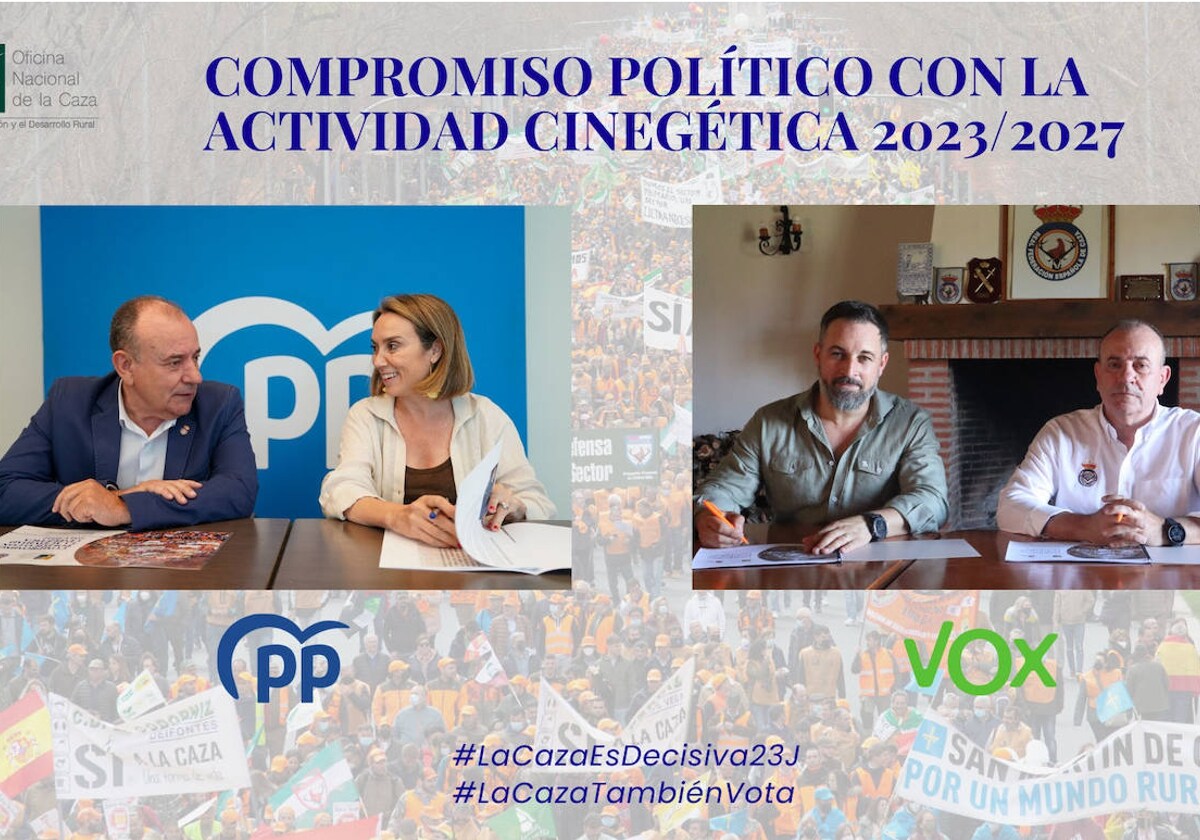 PP Y VOX Ya Han Firmado Su Compromiso Con El Sector Cinegético De Cara ...