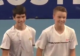 Alcaraz y Rune, de amigos en dobles como niños, a rivales de Grand Slam como adultos