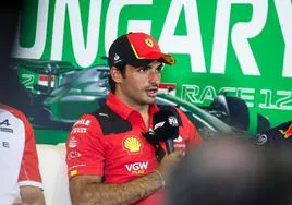 La motivación de Carlos Sainz en Hungría: «Querría dedicarle un podio a mi abuelo»