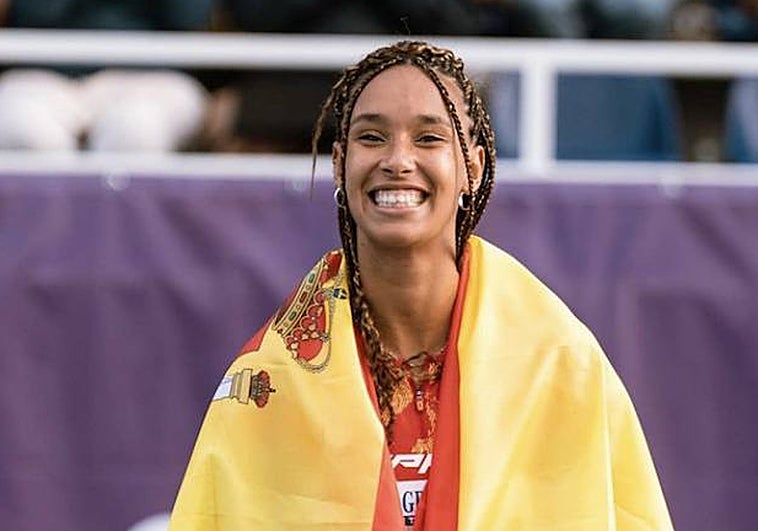 María Vicente, tras proclamarse campeona de Europa Sub 23 la semana pasada