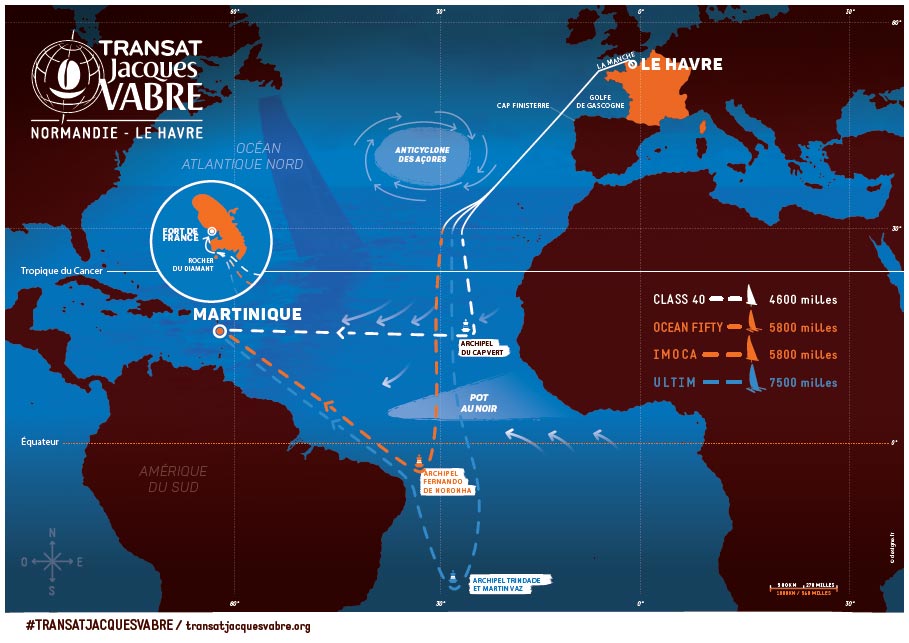 Faltan 100 días para la Transat Jacques Vabre Normandía Le Havre