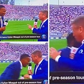 ¡Tremendo susto! Un analista de desmaya en directo antes del Real Madrid - Milan