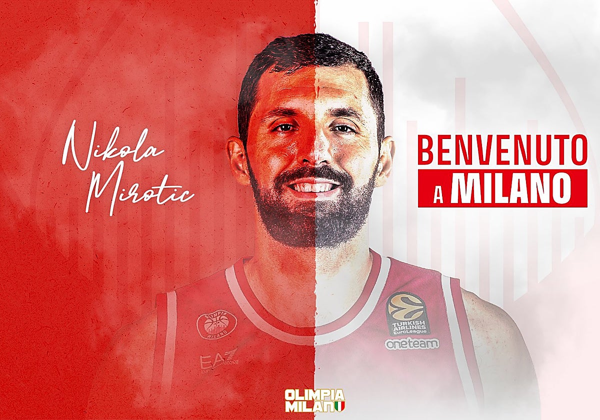 Nikola Mirotic firma por el Olimpia de Milán por tres temporadas