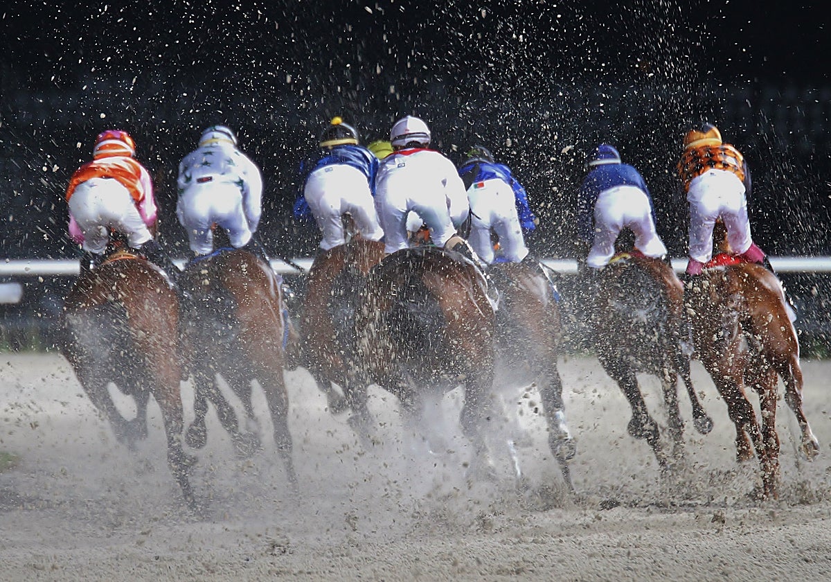 Carreras nocturnas en el Hipódromo de la Zarzuela