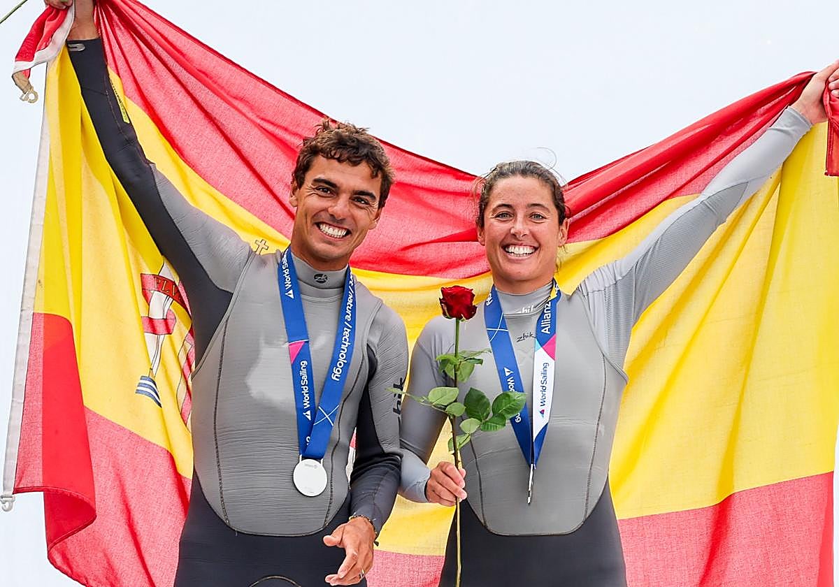 Jordi Xammar y Nora Brugman, plata en la clase 470 en el Mundial de La Haya
