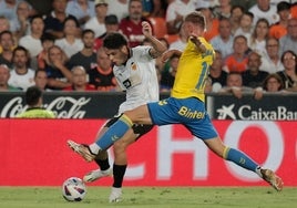 Valencia - las Palmas en directo hoy: partido de la Liga, jornada 2