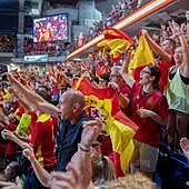 Éxtasis y alegría en las calles españolas por la victoria de la selección