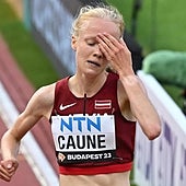 El Mundial recompensa la valentía de la letona Agate Caune