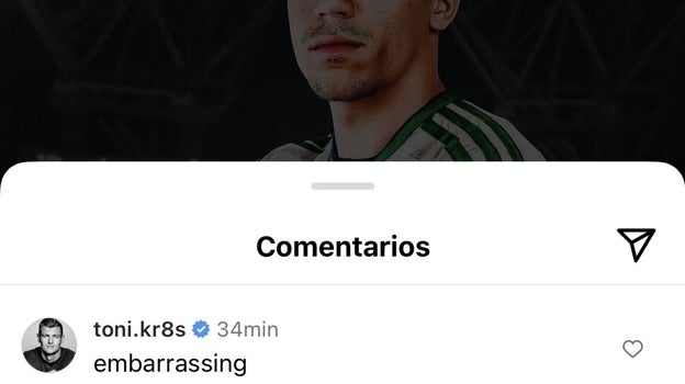 Comentario de Toni Kroos a la noticia de la marcha de Gabri Veiga al fútbol saudí