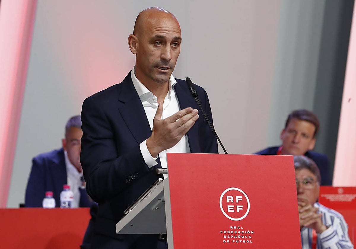 Rubiales, en la Asamblea Extraordinaria del viernes