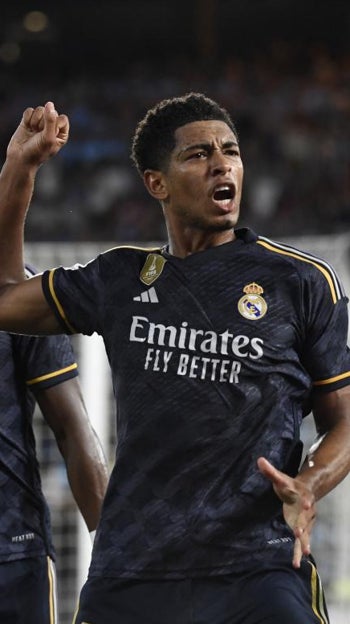 Bellingham en el partido ante el Celta