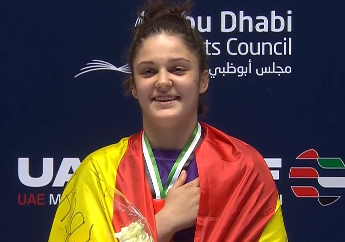 Mercedes García, tras coronarse campeona del mundo