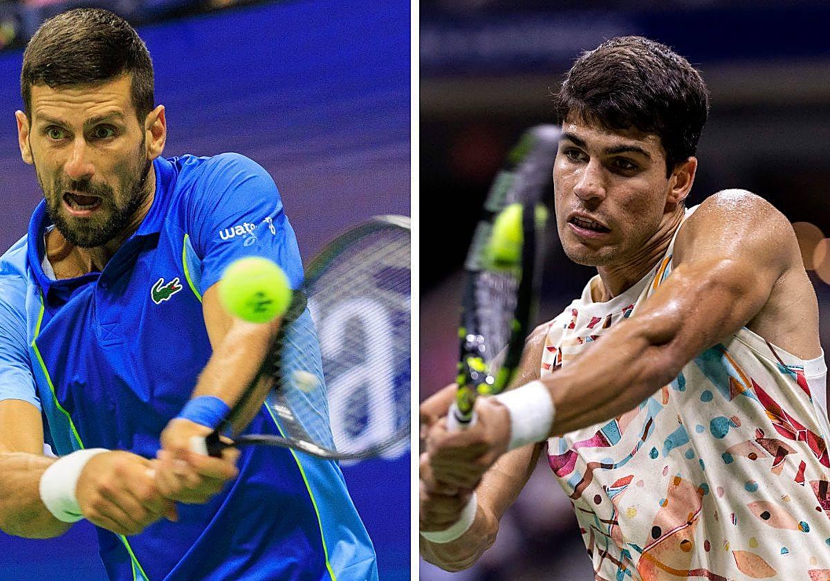 Djokovic y Alcaraz, en el US Open