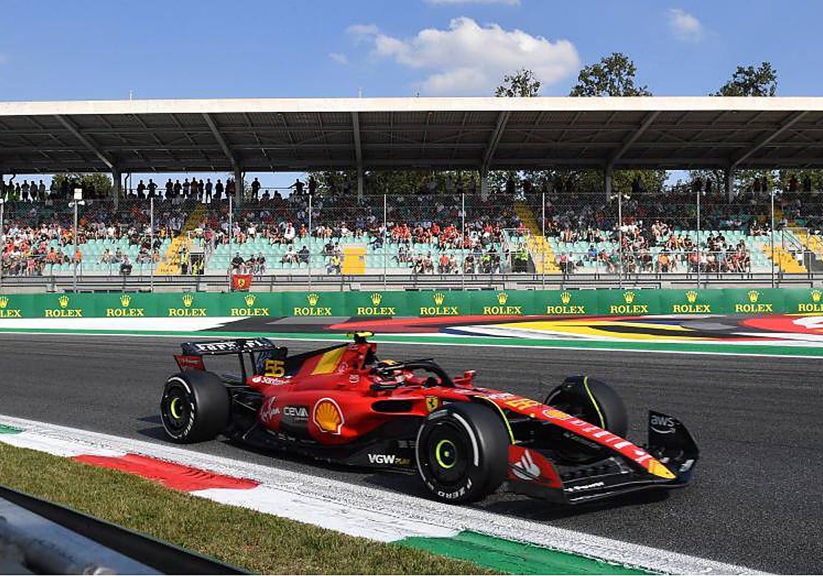 Carlos Sainz, en Monza