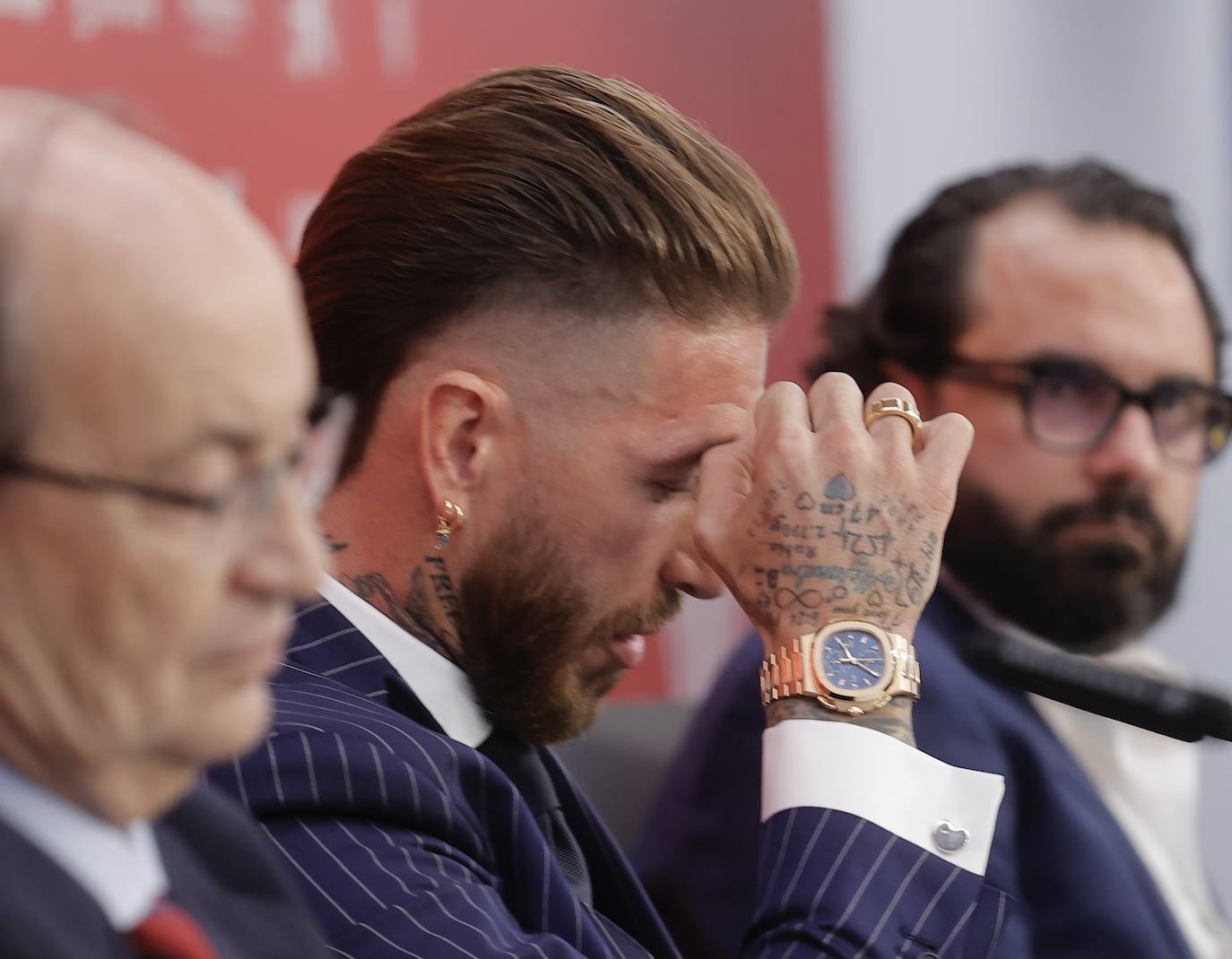 La presentación de Sergio Ramos como nuevo jugador del Sevilla FC