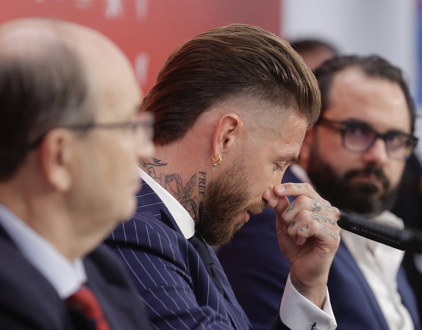 La presentación de Sergio Ramos como nuevo jugador del Sevilla FC
