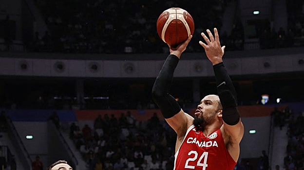 Dillon Brooks, en el partido ante España