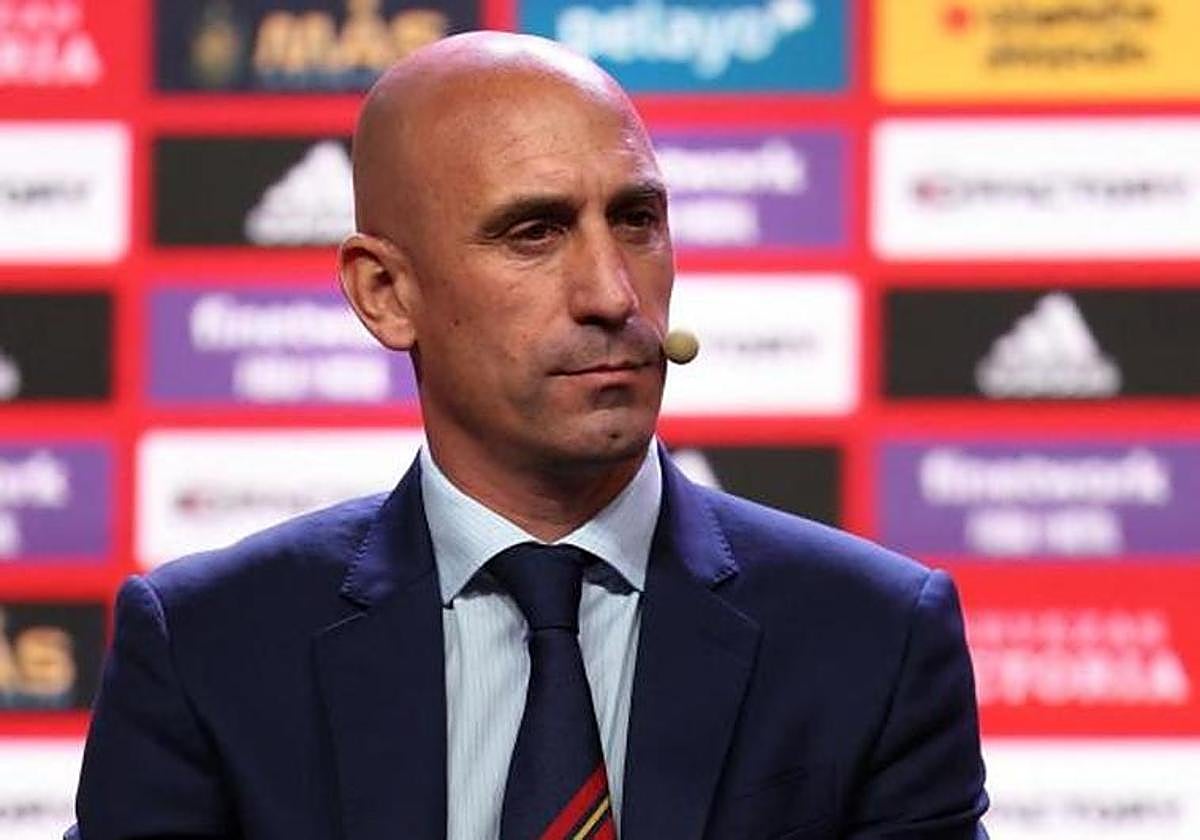 Luis Rubiales, en un acto de la RFEF.