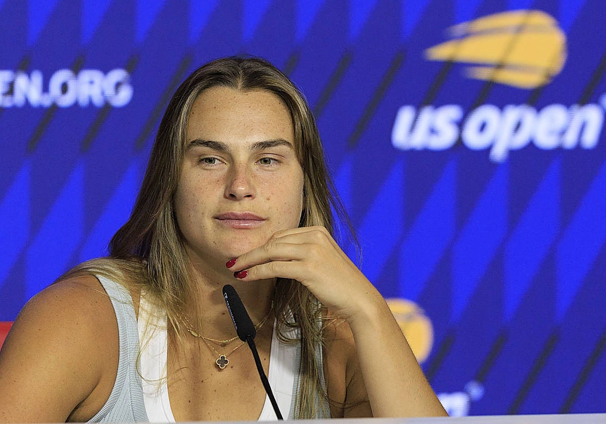 Sabalenka pide la equiparación de sueldos de hombres y mujeres en el tenis