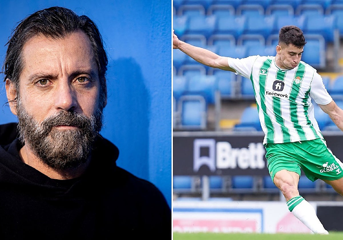 A la izquierda, Quique Sánchez Flores, durante su etapa como entrenador del Getafe. A la derecha, Marc Roca, en el amistoso de pretemporada Betis-Middlesbrough