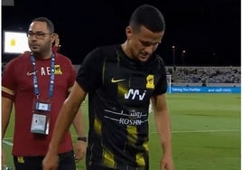 Luiz Felipe se lesiona con el Al-Ittihad el día de su debut en Arabia Saudí