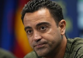 Xavi y el futuro de Abde: «Tenemos una opción de recompra, no lo hemos perdido en su totalidad»